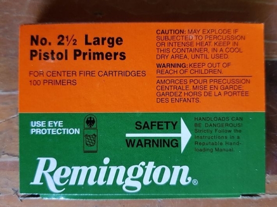 Amorces remington Large pistol primers