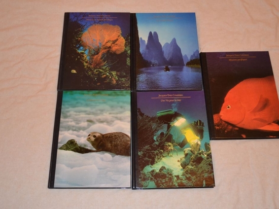 5 livres de Jacques-Yves Cousteau