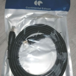 Câble HDMI Continental Edison noir mâle/mâle 1,5 m NEUF